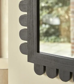 Discount Spiegel in mindihout 75x75 cm Luca Spiegels