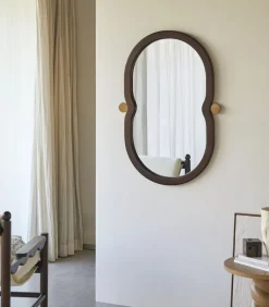 Outlet Spiegel in mindihout 105x65 cm Agate Spiegels