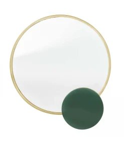 Clearance Spiegel met geëmailleerd detail, 67 cm Spiegels