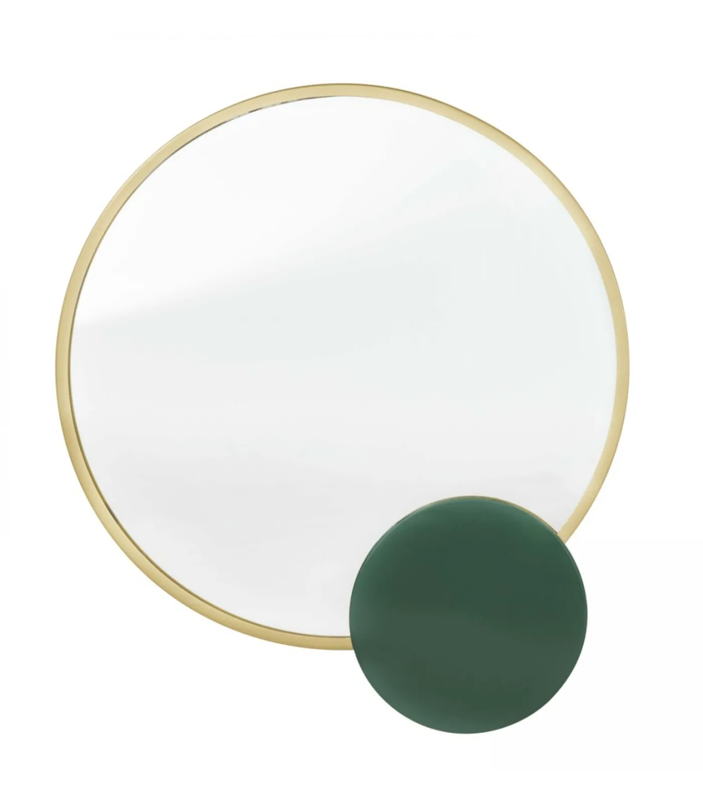 Clearance Spiegel met geëmailleerd detail, 67 cm Spiegels