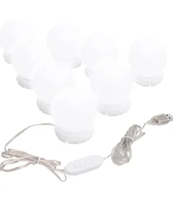 Clearance Spiegel met LED-verlichting boog 70x40 cm glas Spiegels