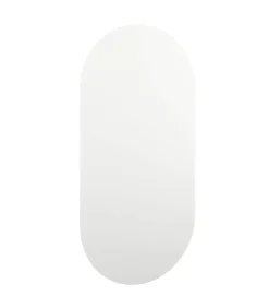 Sale Spiegel met LED-verlichting ovaal 60x30 cm glas Spiegels