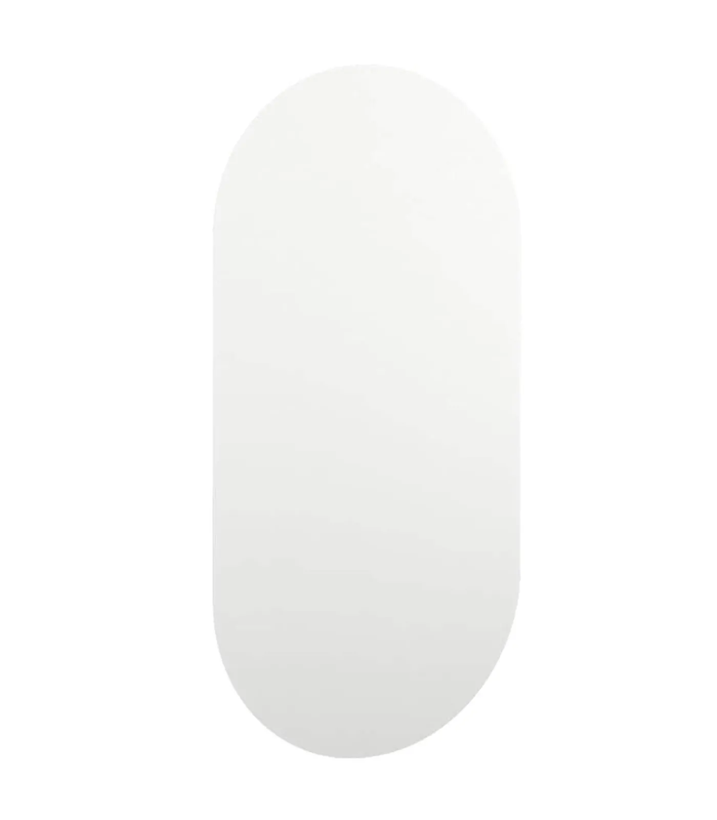 Sale Spiegel met LED-verlichting ovaal 60x30 cm glas Spiegels