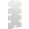 Clearance Spiegel met LED-verlichting boog 90x45 cm glas Spiegels