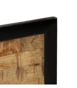 Sale Spiegel met schappen 80x8x55 cm glas en massief mangohout Spiegels