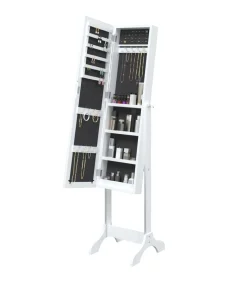 Best Spiegel vrijstaand 34x37x146 cm wit Spiegels