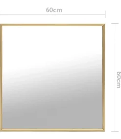 Sale Spiegel 60x60 cm goudkleurig Spiegels