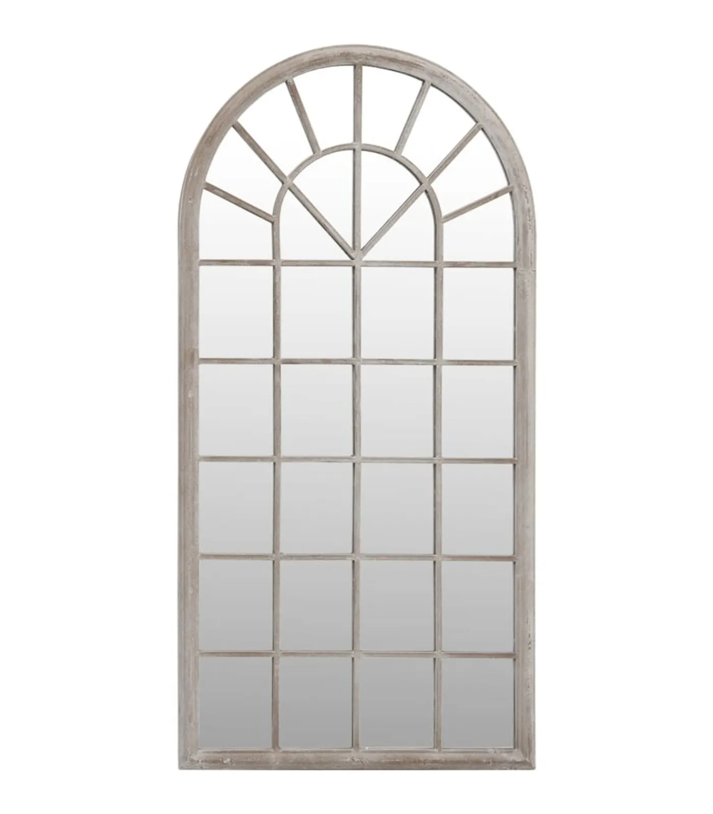 Outlet Spiegel 90x45 cm ijzer zandkleurig Spiegels