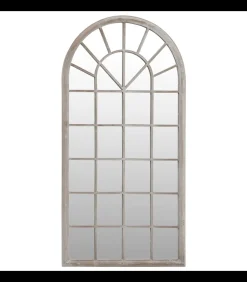 Outlet Spiegel 90x45 cm ijzer zandkleurig Spiegels