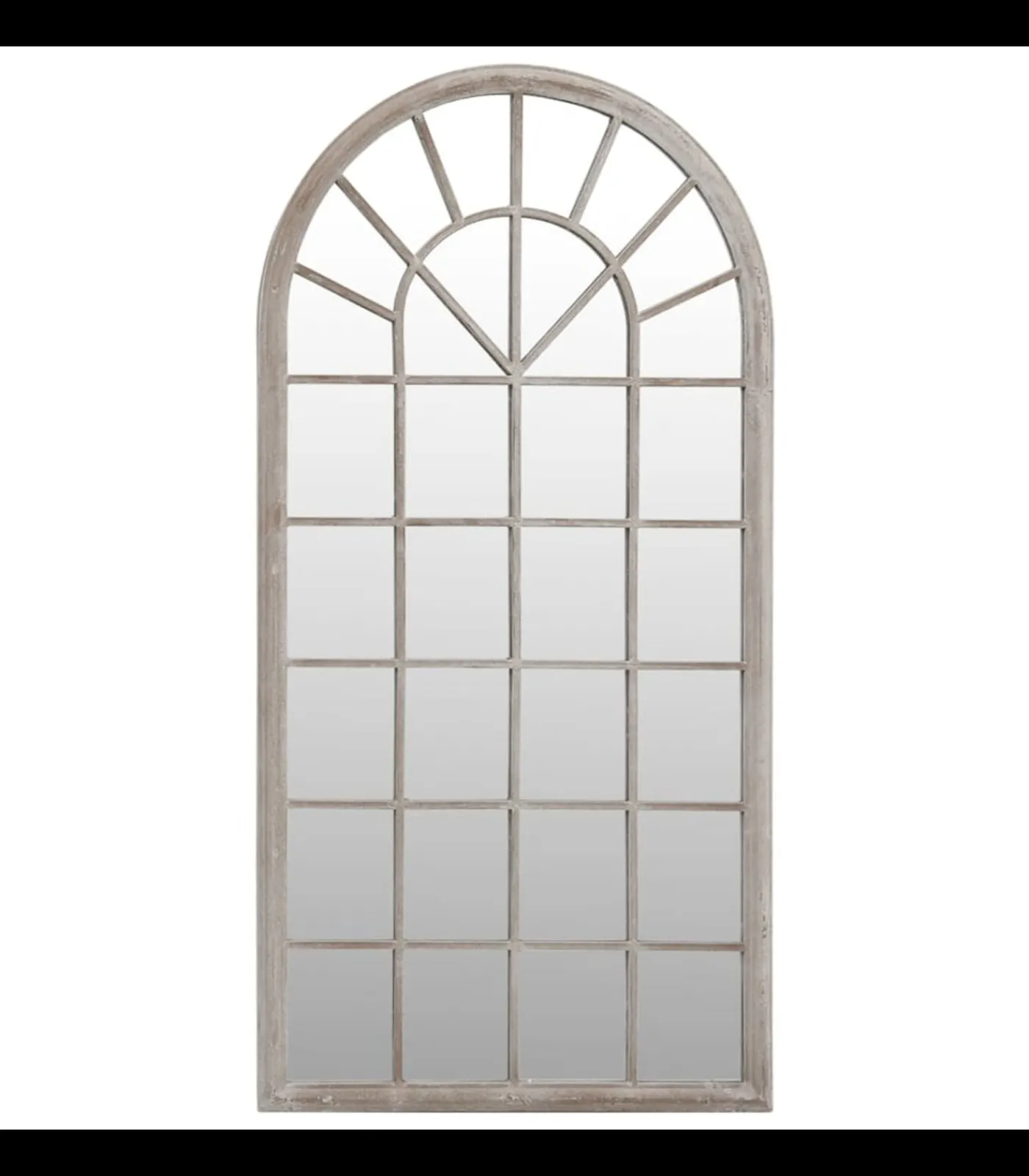 Outlet Spiegel 90x45 cm ijzer zandkleurig Spiegels