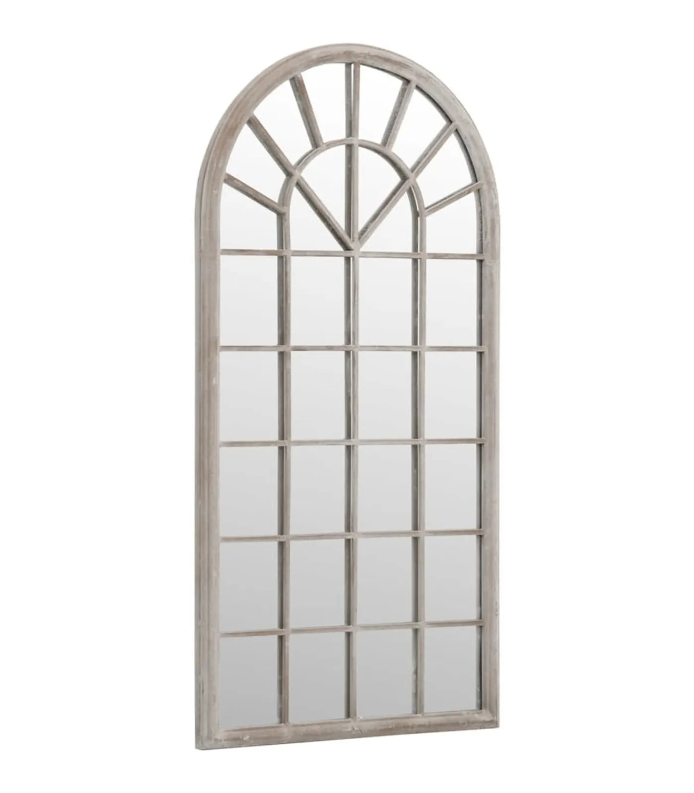 Outlet Spiegel 90x45 cm ijzer zandkleurig Spiegels