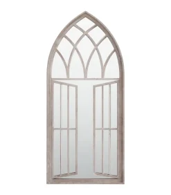 Discount Spiegel 100x45 cm ijzer zandkleurig Spiegels