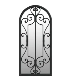 Online Spiegel 100x45 cm ijzer zwart Spiegels