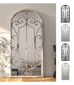 Online Spiegel 100x45 cm ijzer zwart Spiegels