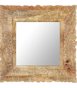 Best Spiegel 50x50 cm massief mangohout Spiegels
