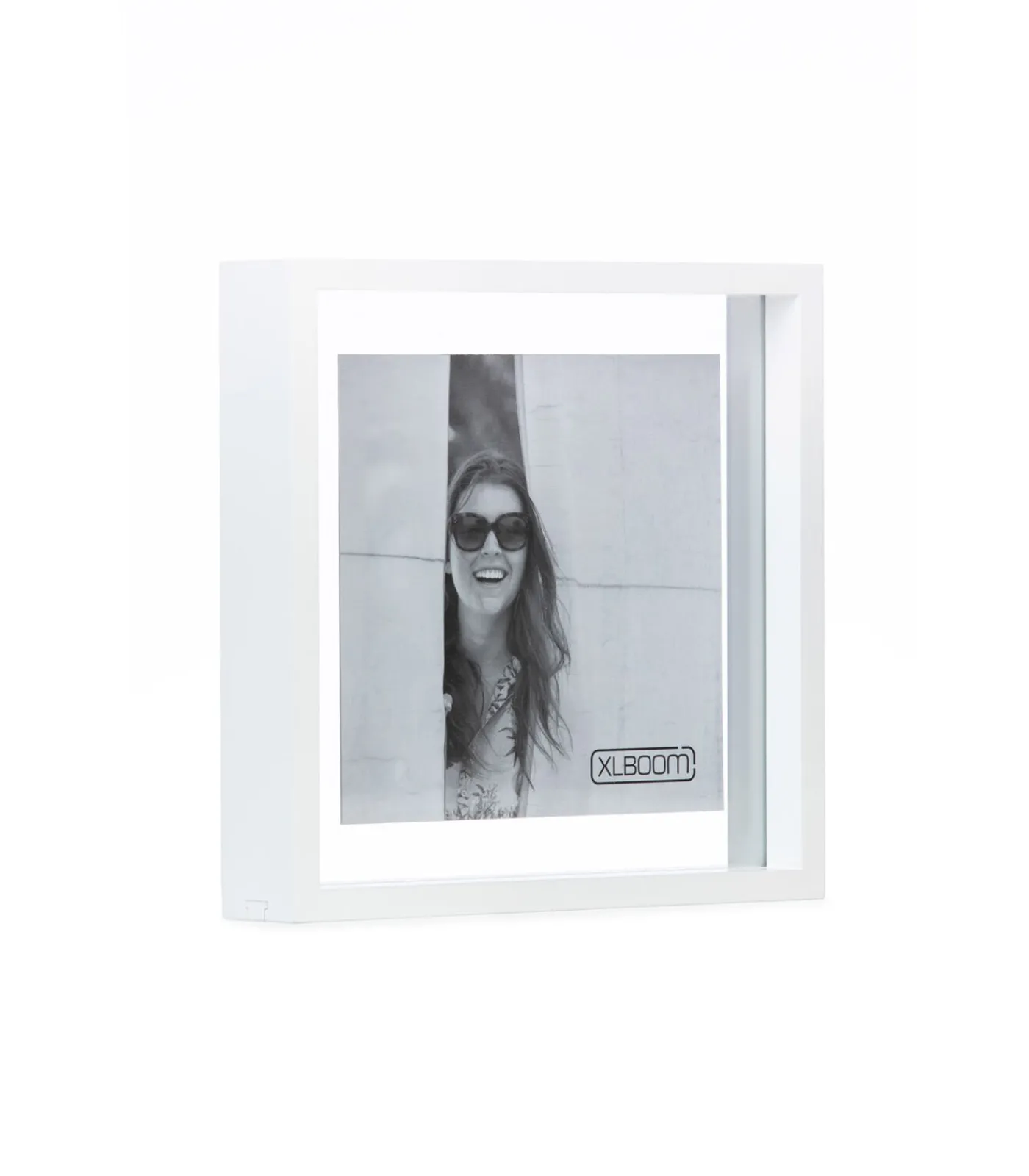 Outlet SQUARE FLOATING Box 25 x 25 wit Fotolijsten