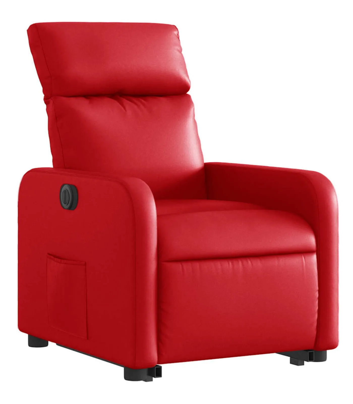 Clearance Sta-op-stoel elektrisch kunstleer rood Zetels