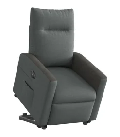 Online Sta-op-stoel elektrisch verstelbaar stof donkergrijs Zetels