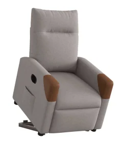 Best Sta-op-stoel elektrisch verstelbaar stof taupe Zetels