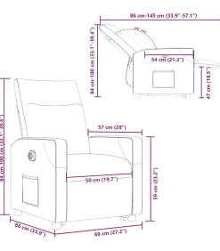 Best Sta-op-stoel elektrisch verstelbaar stof taupe Zetels