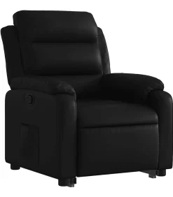 Sta-op-stoel kunstleer zwart Zetels