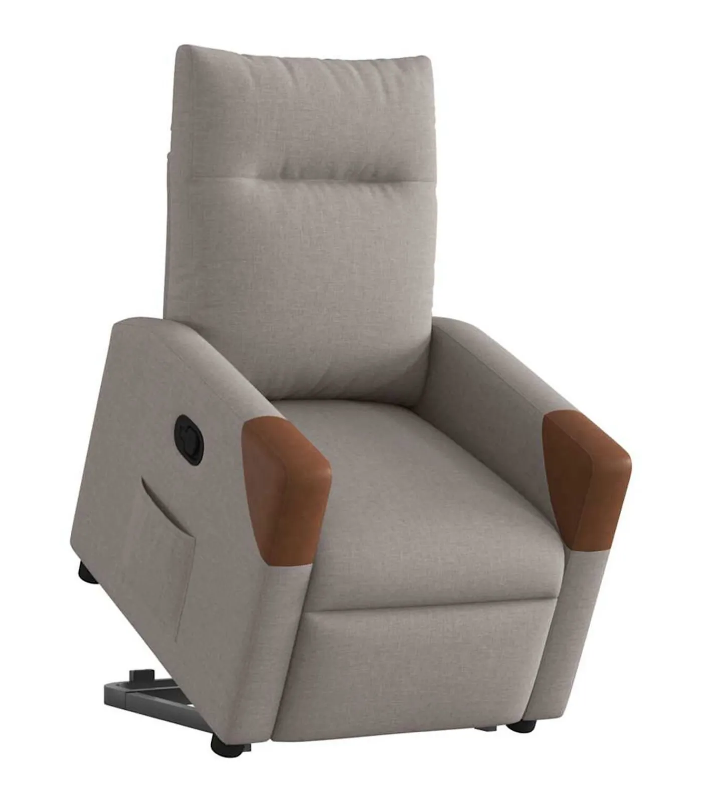 Outlet Sta-op-stoel verstelbaar stof taupe Zetels