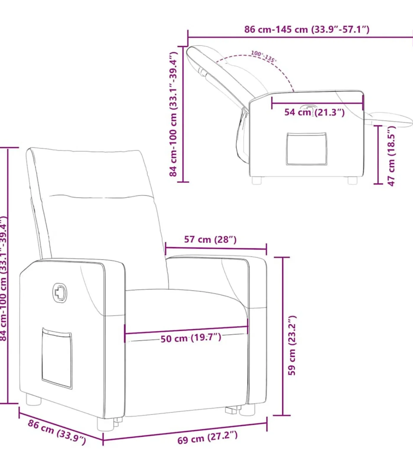 Outlet Sta-op-stoel verstelbaar stof taupe Zetels