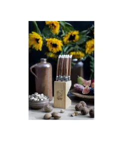 Discount Steakmessen Premium Line Dark Wood - 6 stuks Bestek