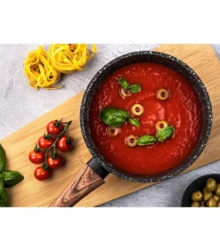 Steelpan Marble Wood - ø 20 cm / 2.1 liter Potten & Pannen