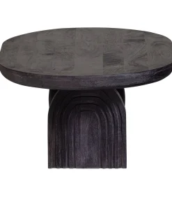 Steppe Salontafel - Mango Hout - Zwart - 38x110x72 Tafels