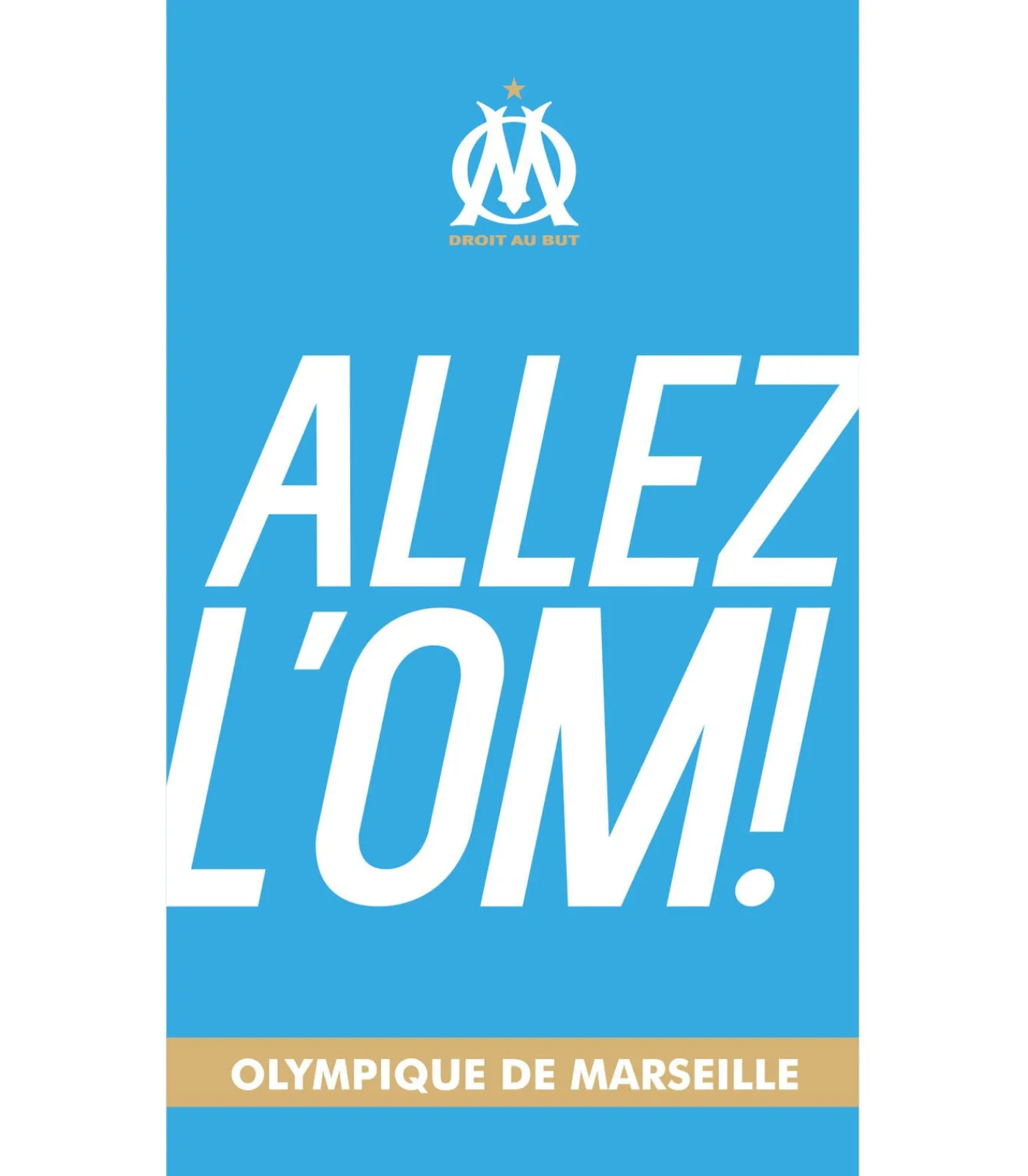 Best Strandlaken met fluwelen opdruk 100% katoen, OM ALLEZ Handdoeken