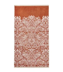 Sale Strawberry Thief Linen-rust Badhanddoek Handdoeken