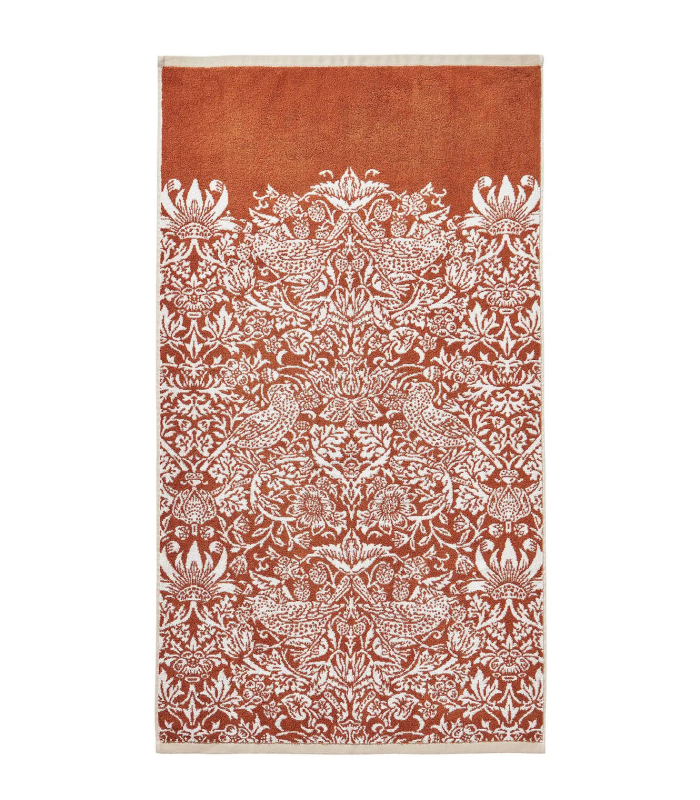 Sale Strawberry Thief Linen-rust Badhanddoek Handdoeken