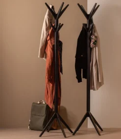 Outlet Studio Staande Kapstok - Berken - Zwart - 178x45x45 Meubels