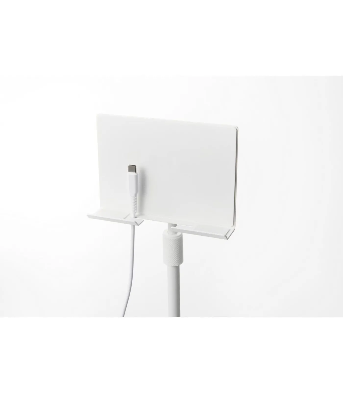 Tablet Standaard - Hoogte Verstelbaar - Smart - Wit Organiseren