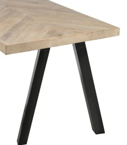 Online Tablo Tafelblad - Mango Visgraat - Wash - 5,5x200x90 Tafels