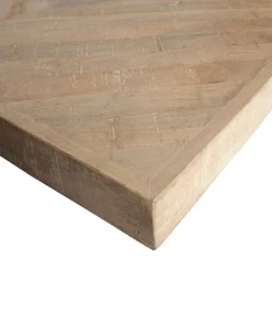 Online Tablo Tafelblad - Mango Visgraat - Wash - 5,5x200x90 Tafels