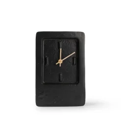 Hot Tafelklok 14xH22cm zwart edge Zone Klokken