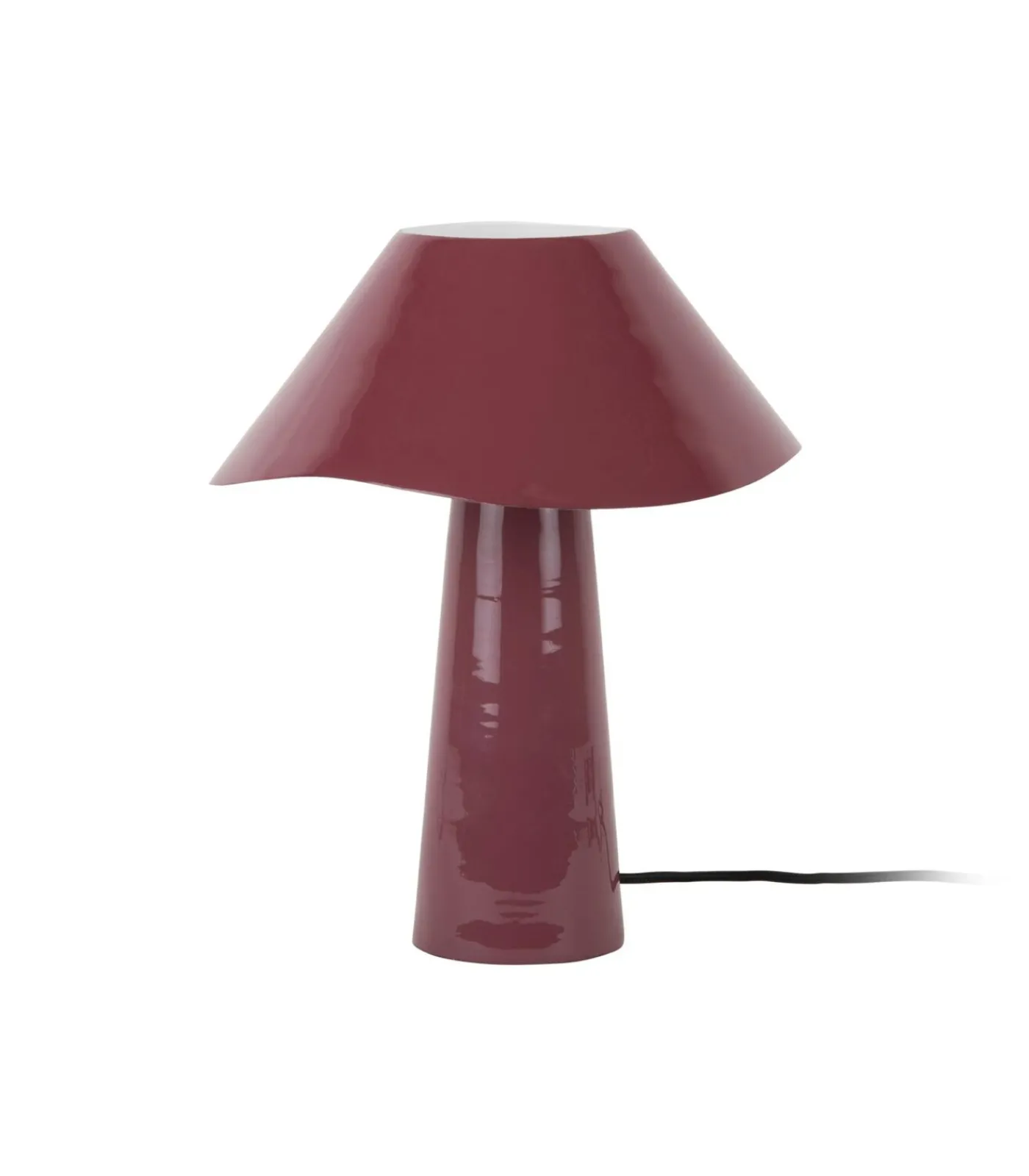 Outlet Tafellamp Ameno - Dark mauve - Ø28cm Tafellampen