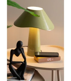 Tafellamp Ameno - Theegroen - Ø28cm Tafellampen