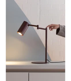 Clearance Tafellamp Bilbao - Rood - 35x20x47.5cm Tafellampen