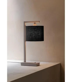 Clearance Tafellamp Boston - Bruin - 17x18x44cm Tafellampen