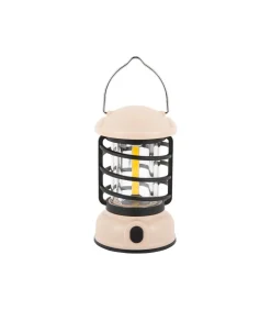 Tafellamp Camping Lantern Led - Gebroken Wit - 8.5x8.5x15cm Tafellampen