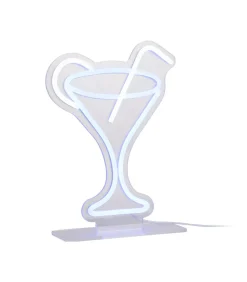 Online Tafellamp Cocktail - Lichtblauw - 21.8x21.8x30cm Tafellampen