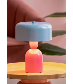 Online Tafellamp Double Funky - Helderroze - Ø19cm Tafellampen