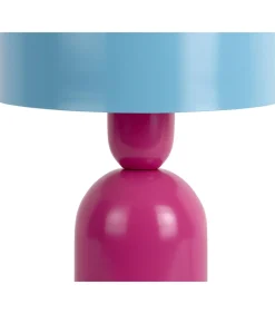 Online Tafellamp Double Funky - Helderroze - Ø19cm Tafellampen