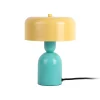 Tafellamp Double Funky - Turquoise - Ø19cm Tafellampen