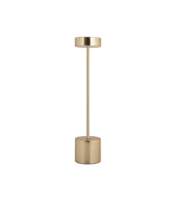 Discount Tafellamp Ganar Led - Goud - 8x8x37.5cm Stoelen