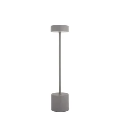 Sale Tafellamp Ganar Led - Grijs - 8x8x37.5cm Stoelen