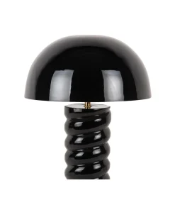 Outlet Tafellamp Gracio - Glanzend zwart - Ø30cm Tafellampen